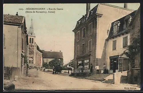 AK Hérimoncourt, Rue du Centre