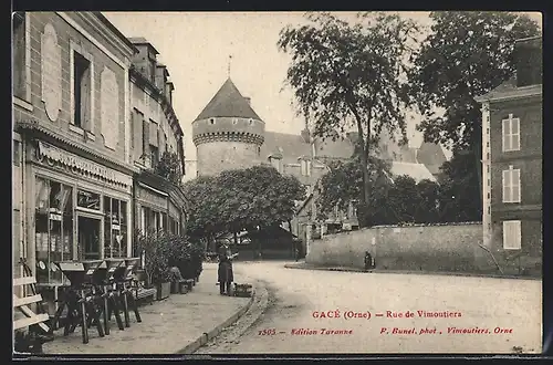 AK Gacé, Rue de Vimoutiers