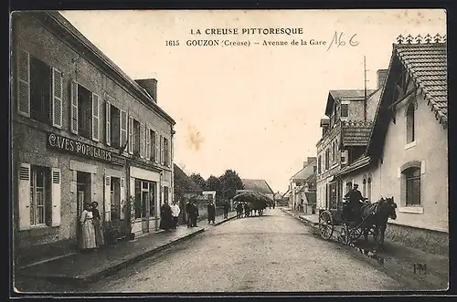 AK Gouzon, Avenue de la Gare