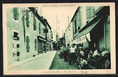 AK Gabarret, Rue Marsan, Strassenpartie