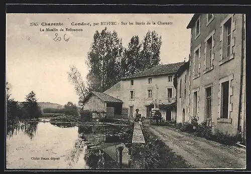 AK Condac, Sur les Bords de la Charente, Le Moulin de Refousson
