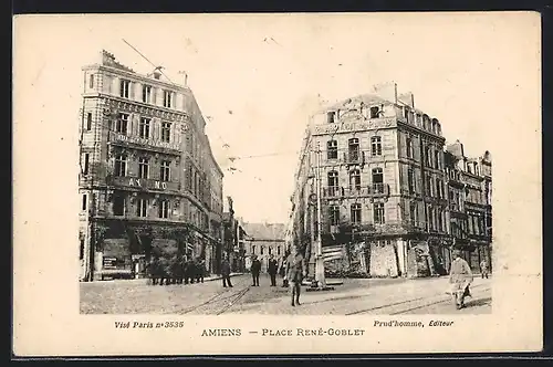 AK Amiens, Place René-Goblet