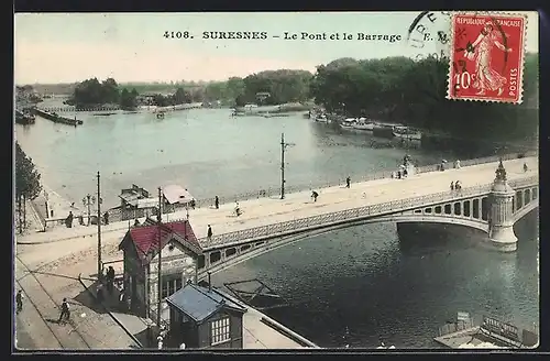 AK Suresnes, Le Pont et le Barrage