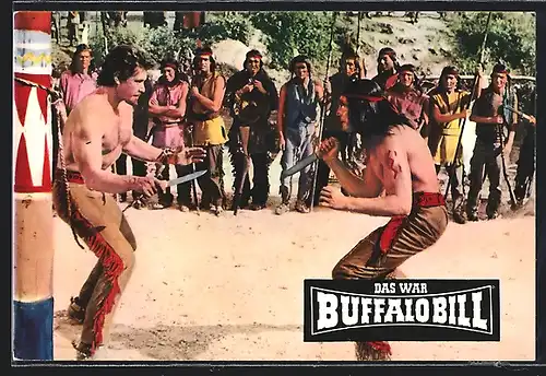 AK Sioux-Duell ziwschen Buffalo Bill und Gelbe Hand