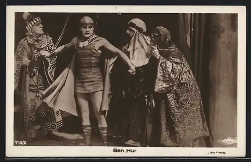 AK Ramon Novarro in einer Filmszene von Ben Hur