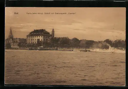 AK Kiel, Stationsyacht Carmen, Königl. Schloss