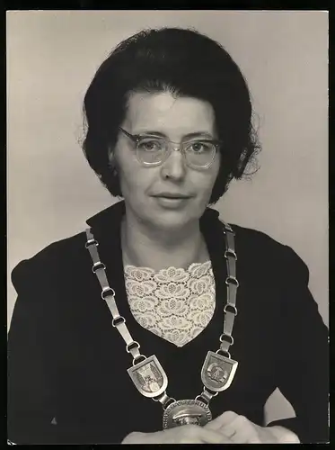 Fotografie Gerhard Naumann, Berlin, Prof. Dr. Rosemarie Sachse, Rektorin der Hochschule für Landwirtschaft in Bernburg