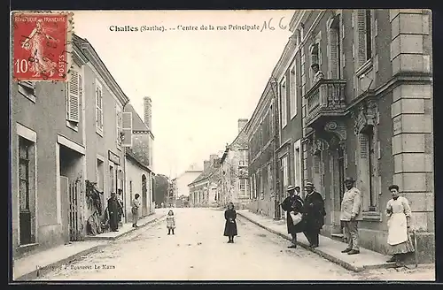 AK Challes, Centre de la rue Principale