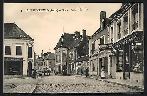 AK La Ferté-Bernard, Rue de Paris