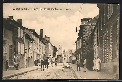 AK Vouziers, Coblenzerstrasse, Rue Désiré Geulliot