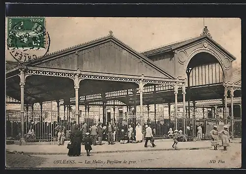 AK Orléans, Les Halles, Pavillon de gros