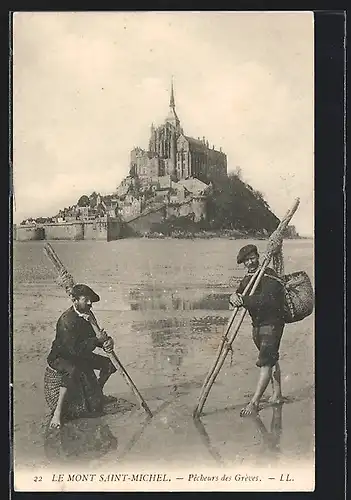 AK Le Mont Saint-Michel, Pecheurs des Greves