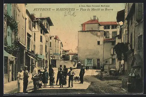 AK Maringues, Place du Marché au Beurre