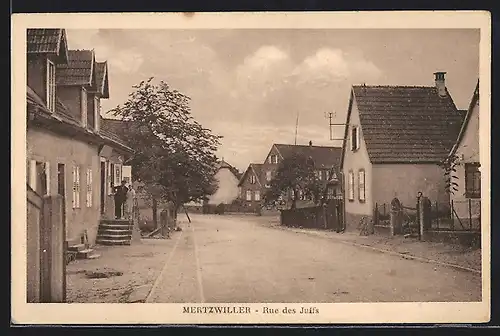 AK Mertzwiller, Rue des Juifs