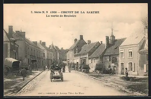 AK Bouloire, Circuit de la Sarthe, Auto am Artsausgang