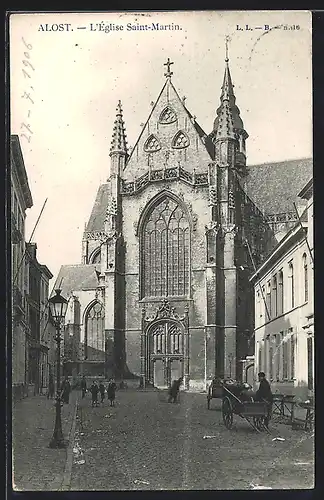 AK Alost, L`Église Saint-Martin