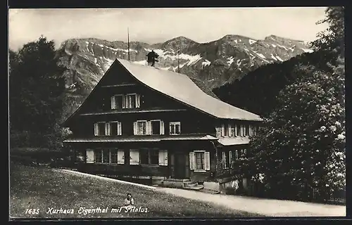 AK Eigenthal / LU, Kurhaus Eigenthal mit Pilatus