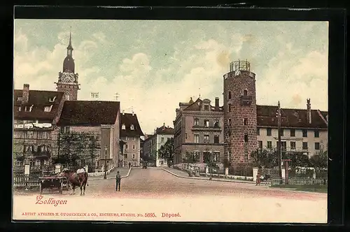 AK Zofingen, Bahnhof-Eingang