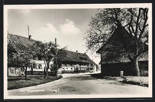 AK Raperswilen, Strassenpartie im Ort