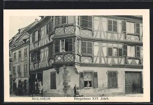 AK Molsheim, Altes Fachwerkhaus