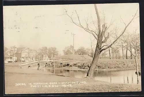 AK Hammond, IN, Scene in Harrison Park