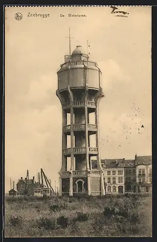 AK Zeebrugge, Wasserturm, Chateau d`eau