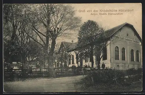 AK Wien-Hütteldorf, Anton Riedl`s Restaurant Knödelhütte