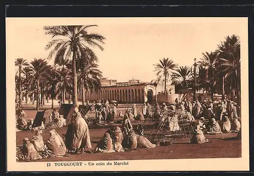 AK Touggourt, Un coin du Marche