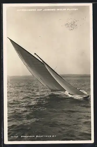 AK Segelschiff Nixe II in der Bregenzer Bucht