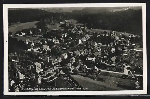 AK Königsfeld, Totalansicht aus der Vogelschau