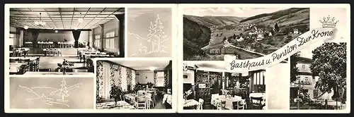 Klapp-AK Ober-Hainbrunn, Gasthaus & Pension zur Krone