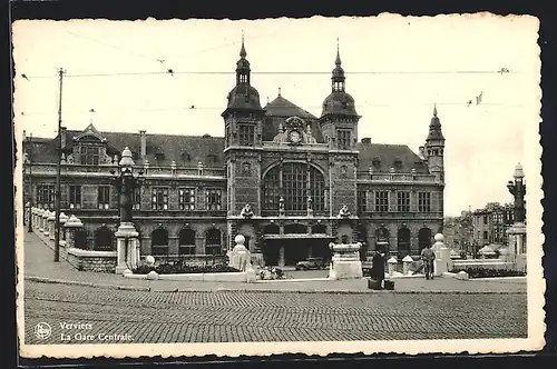 AK Verviers, La Gare Centrale