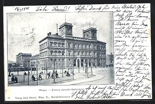 AK Wien, Franz Josefs-Bahnhof