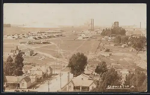 Foto-AK Germiston, Panorama, Bergbau