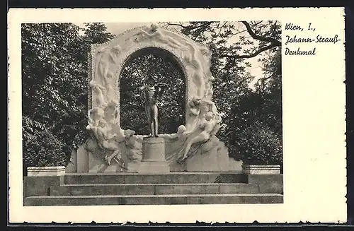 AK Wien, Joh. Strauss-Denkmal