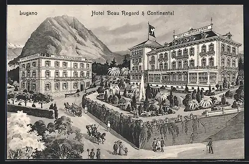 AK Lugano, Hotel Beau Regard & Continental