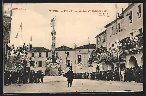 AK Mezin, Fetes Présidentielles, 1. Octobre 1906