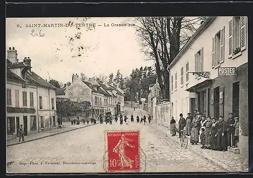 AK Saint-Martin-du-Tertre, la Grande Rue