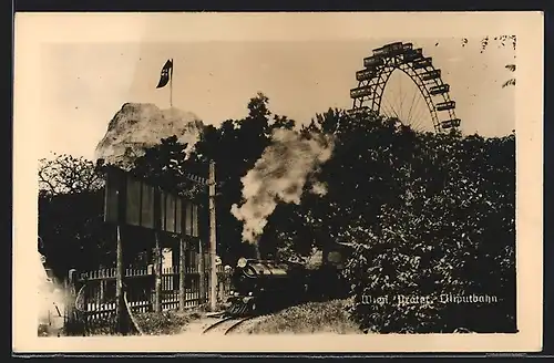 Foto-AK Liliputbahn im Wiener Prater