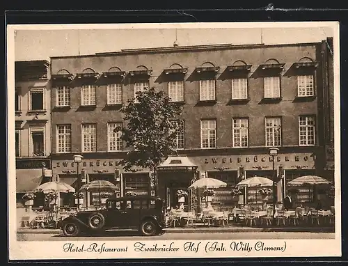 AK Düsseldorf, Hotel-Restaurant Zweibrücker Hof