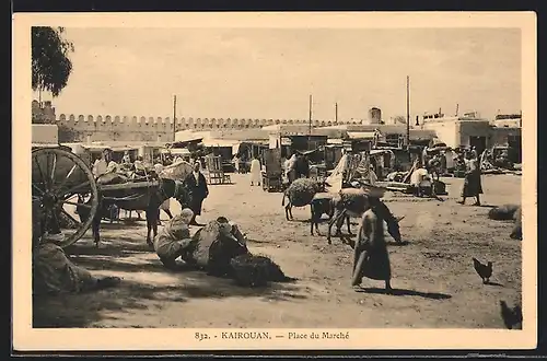 AK Kairouan, Place du Marché