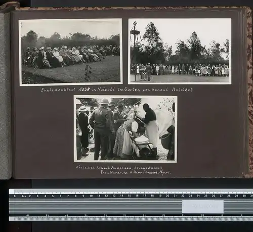 Fotoalbum mit 161 Fotografien, Ansicht Tansania, Nazi D.O.A. Kolonien 1938, Daressalaam, Zanzibar, Lushoto, Mombasa