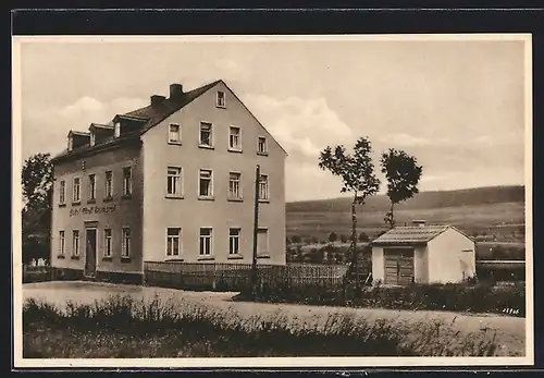 AK Crottendorf /Erzgeb., Hotel Fürst Bismarck
