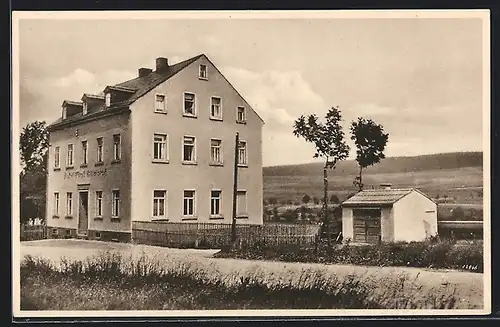 AK Crottendorf /Erzgeb., Hotel Fürst Bismarck