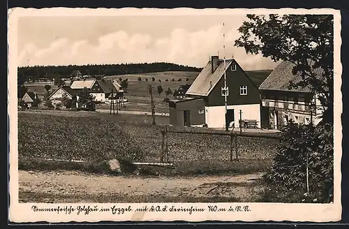 AK Holzhau /Erzg., Teilansicht mit DAF Ferienheim