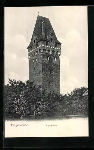 AK Tangermünde a. Elbe, am Kapitelturm