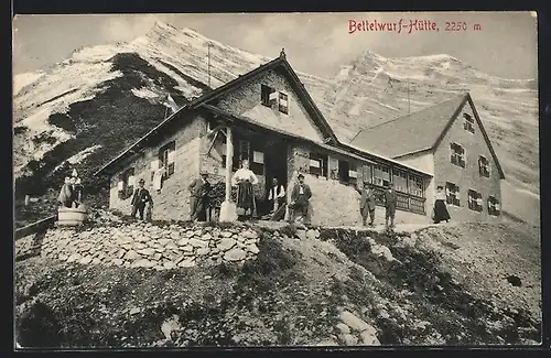 AK Bettelwurf-Hütte, 2500 Meter ü. d. M.