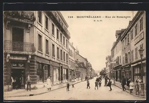 AK Montbèliard, Rue de Besancon