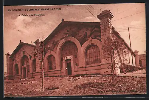 AK Marseille, Ausstellung, Exposition Coloniale 1922, Le Palais des Machines