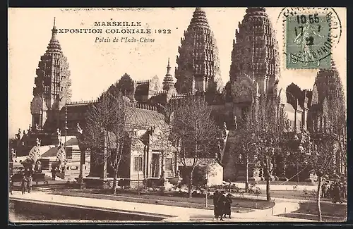 AK Marseille, Ausstellung Exposition coloniale 1922, Palais de l`Indo-Chine